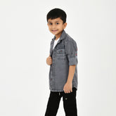Trendy 3PC Set for Boys – Shirt, T-Shirt & Trouser Combo | Stylish Kidswear